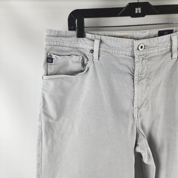 AG Adriano Goldschmied Pants Mens 36 The Graduate Tailored Leg Light Gray - Picture 5 of 10